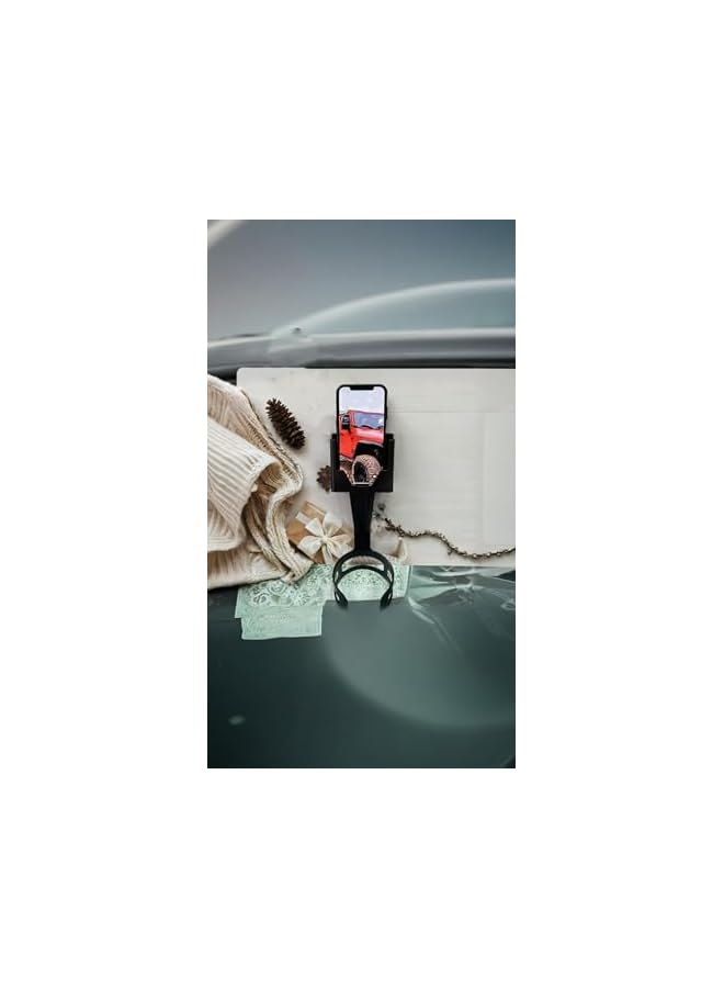 S-TOP Car Cell Phone Holder Adjustable Cup Mount Flexible Tab Horizontal Vertical Universal Fit - Image 3