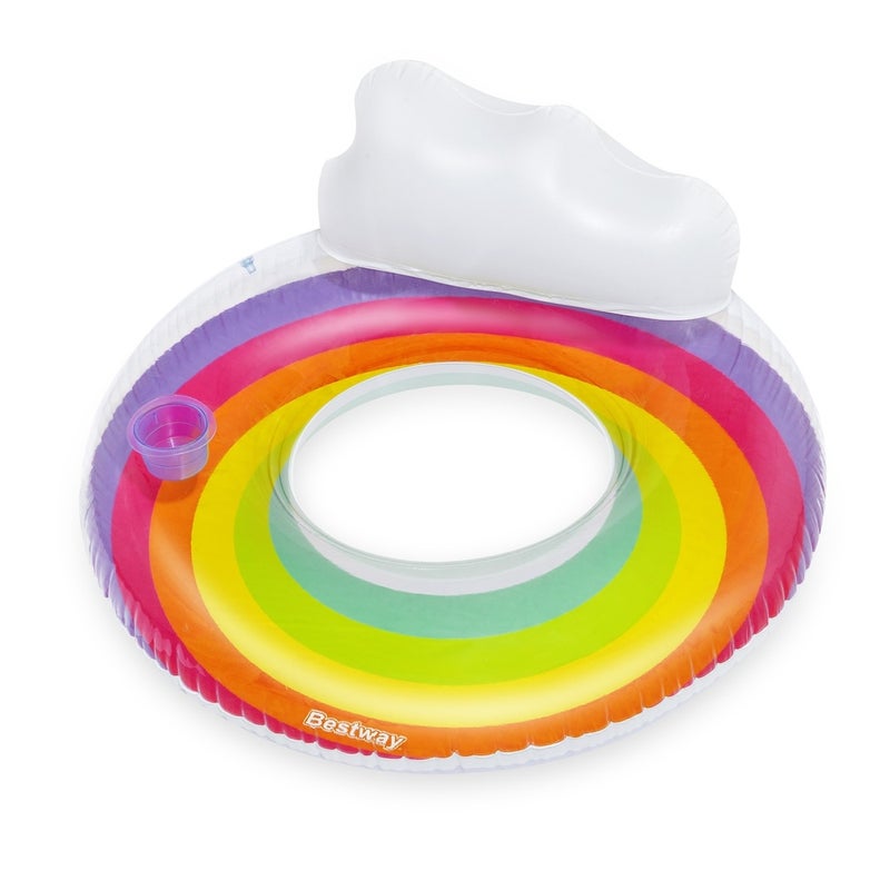 Bestway - Rainbow Dreams Swim Tube 107 cm - 43647 - Image 1