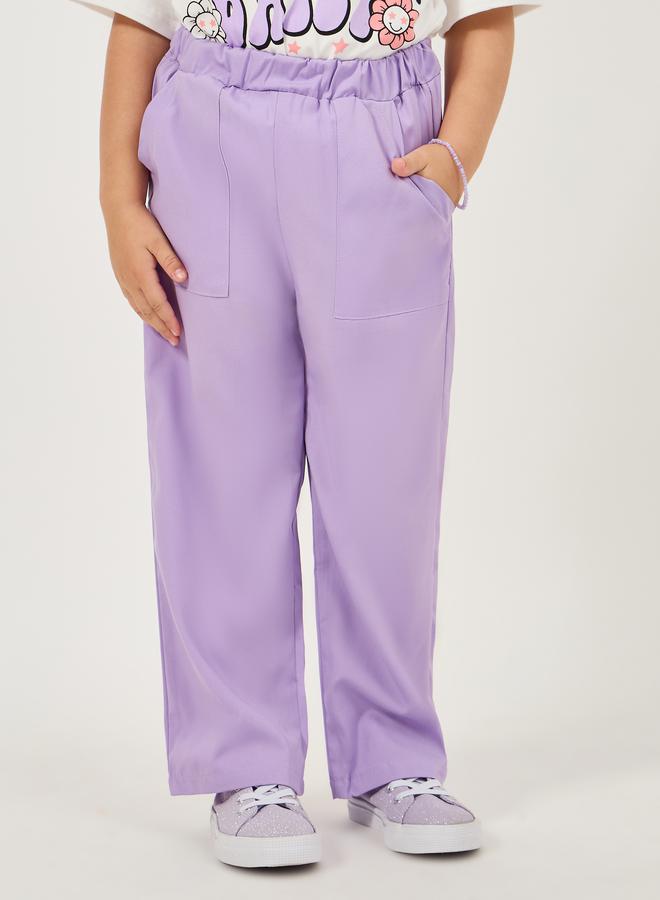 Styli Graphic Print Oversized T-Shirt & Solid Pants Set  - Image 5
