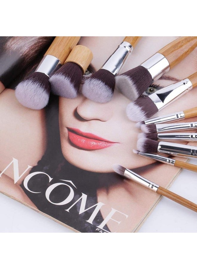 Kylie Kylie Synthetic Bristle Makeup Brushes Brown Pack Of 11 Kylie  - Image 4