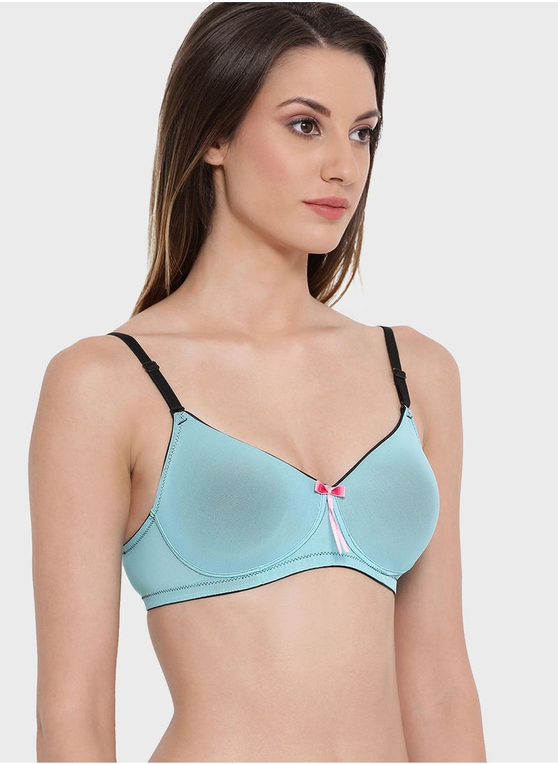 Clovia - Knitted Plunge Neck Bra - Image 1