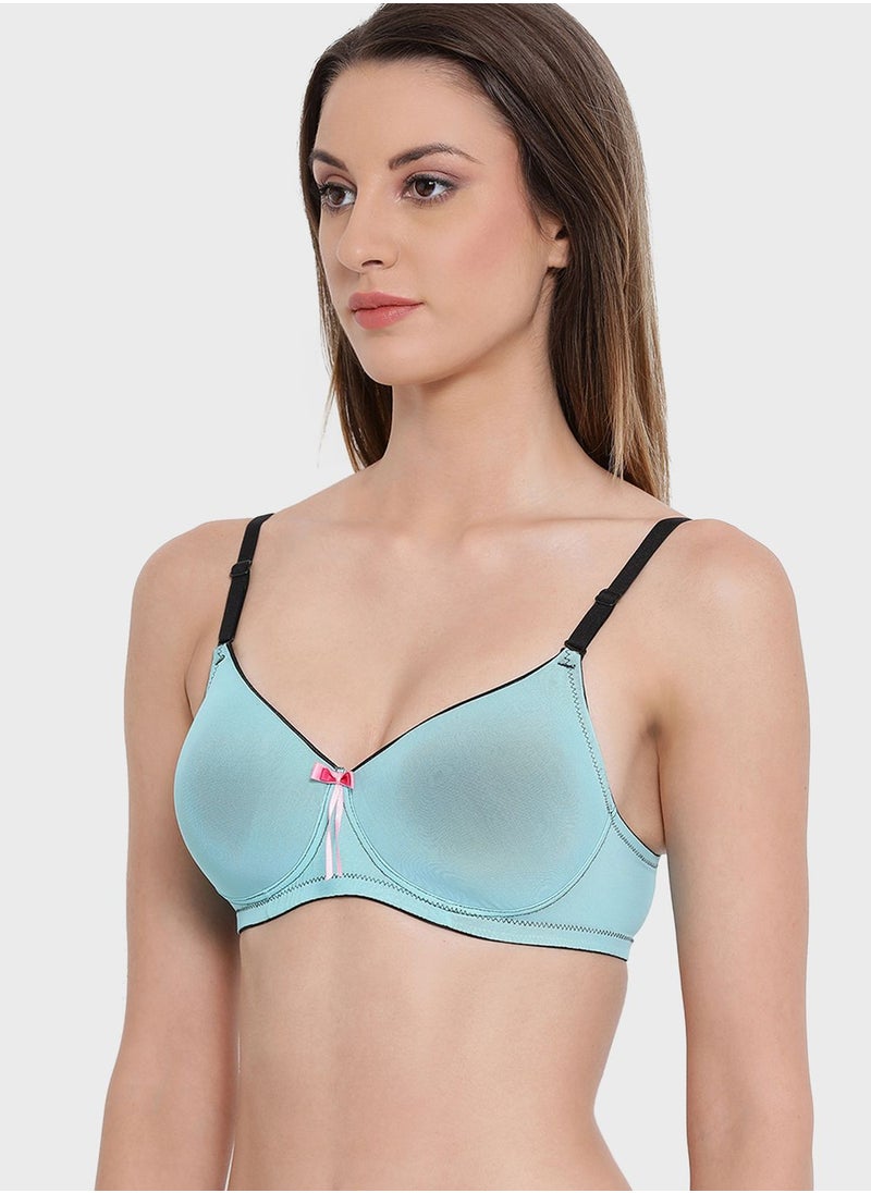 Clovia - Knitted Plunge Neck Bra - Image 1
