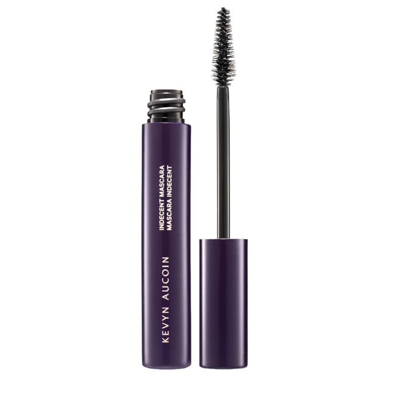 Kevyn Aucoin Indecent Mascara, Black: Thin cone-shaped brush. Creamy lash condition formula. Dramatic and natural look. Long wear. Clump & flake-free. Pro makeup artist go to for defined fuller lashes - Image 1