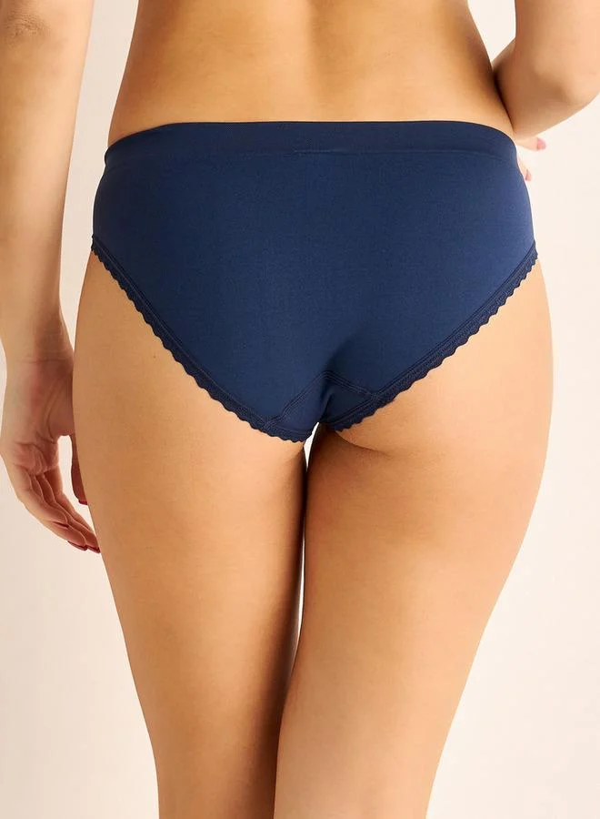 سبلاش فيڤ Skims Bikini Briefs with Scalloped Design