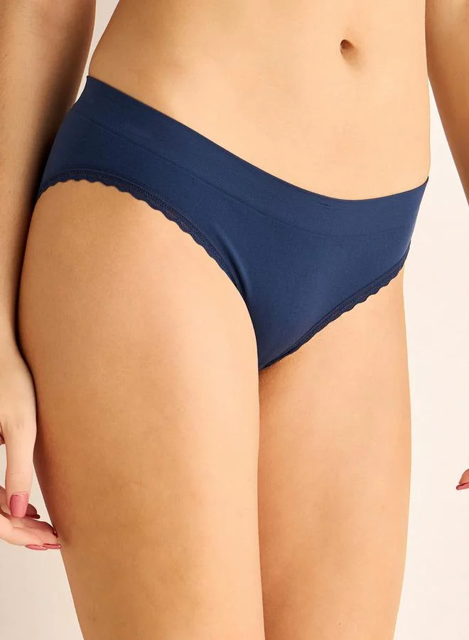سبلاش فيڤ Skims Bikini Briefs with Scalloped Design