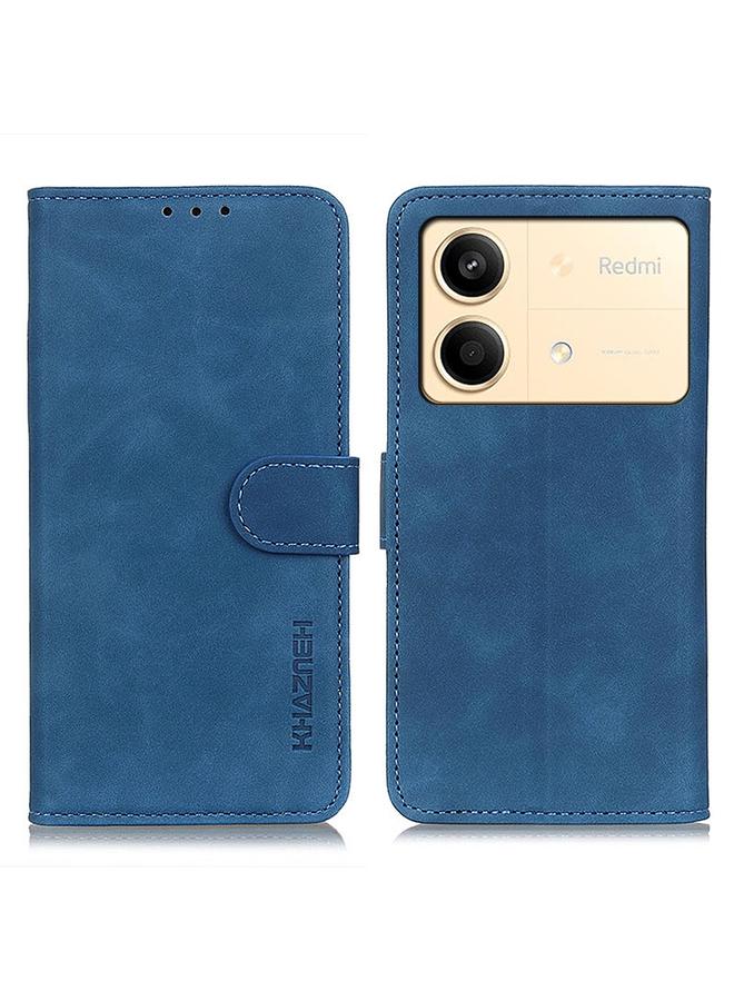 The Bros Case For Xiaomi Redmi Note 13R Pro KHAZNEH Retro Texture Flip Leather Phone Case