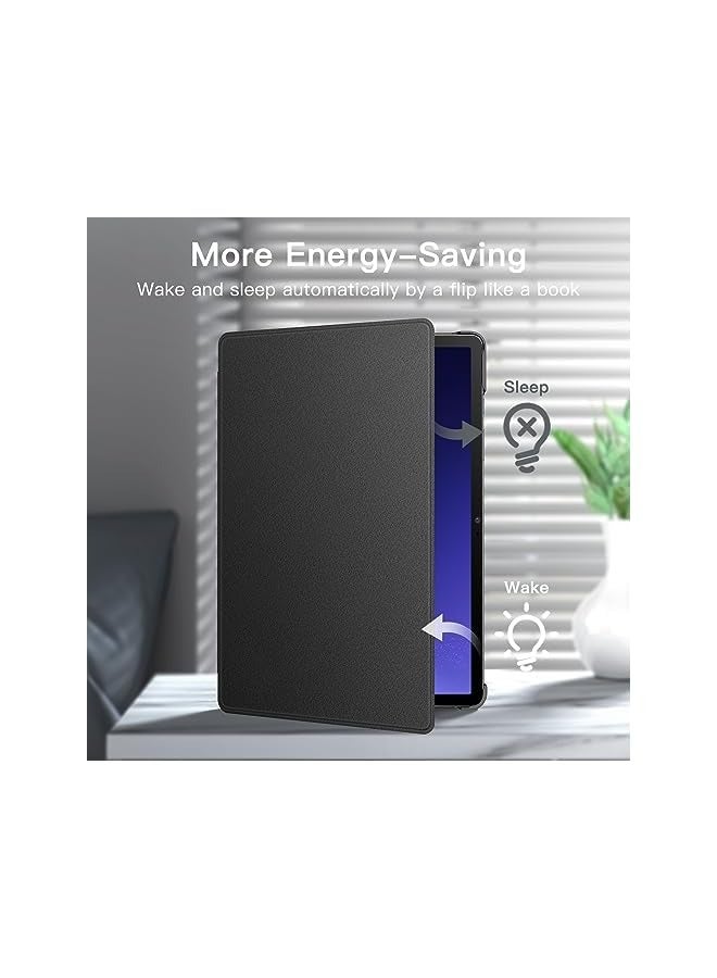 Jetech Case for Galaxy Tab S10 Plus/Tab S9 Plus 12.4-Inch with S Pen Holder, Slim Folio Stand Protective Tablet Cover, Multi-Angle Viewing (Graphite Black) - Image 4