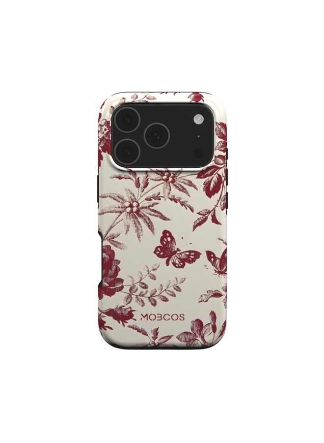 موبكوس جراب Mobcos Bloome Premium لهاتف iPhone 17 Pro Max، متوافق مع غطاء صلب مزدوج الطبقات مع حماية من السيليكون - غطاء مقاوم للخدوش والصدمات - Image 1