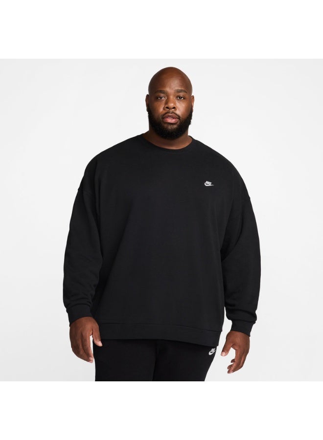 Nike M NK CLUB FT كرو سبورت بحجم كبير - Image 3