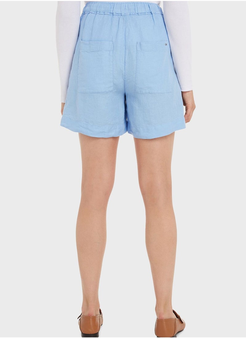 TOMMY HILFIGER - High Waist Shorts - Image 1