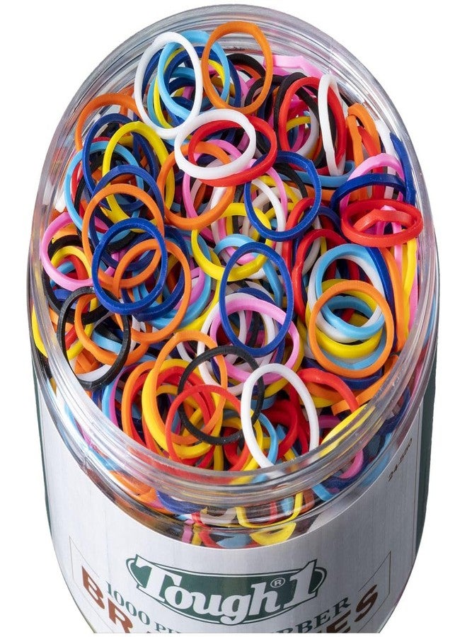 Tough 1 Braidette Rubber Bands 1000 Piece Rainbow - Image 3