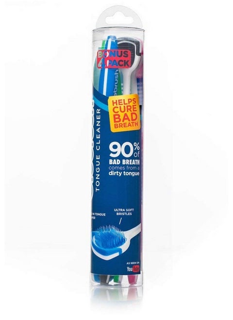 Tongue Scraper, Multi, 4 Count