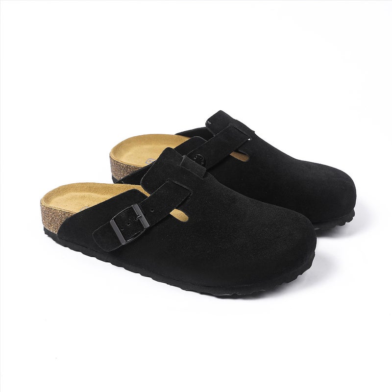Birkenstock Sandals Spring/Summer New Arrival Unisex Outdoor Slippers Casual Closed-Toe Retro Half-Slippers
