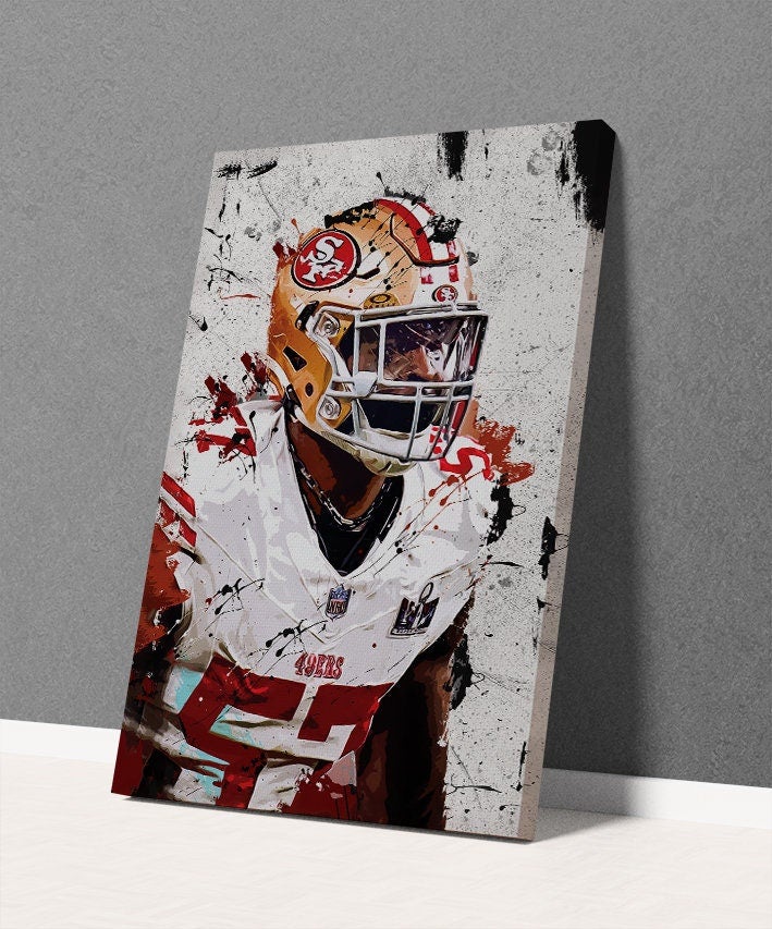 TNESSENTIAL Dre Greenlaw San Francisco 49ers Framed Canvas Poster Football Wall Art Print NFL Artwork Home Decor D44 Birthday Gift - Image 4