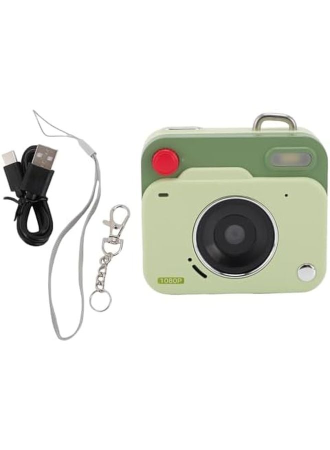Green Small Digital Camera 1080p 48mp Point Shoot OTG Real Time Sharing Auto Cycle Recording - Image 2