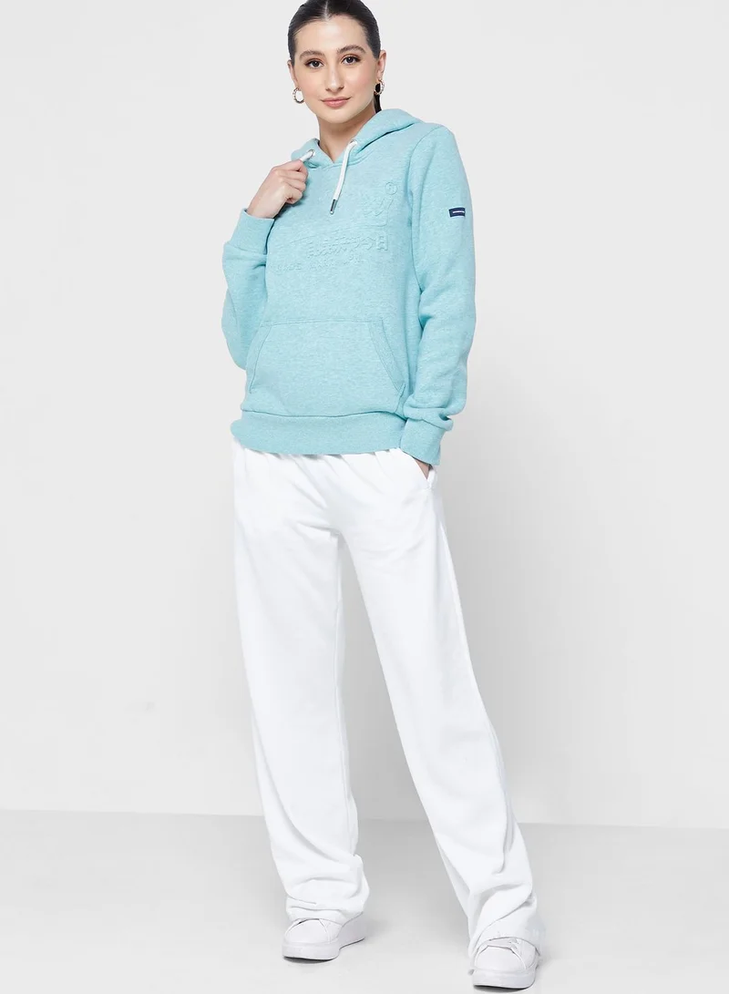Superdry Logo Pocket Detail Hoodie
