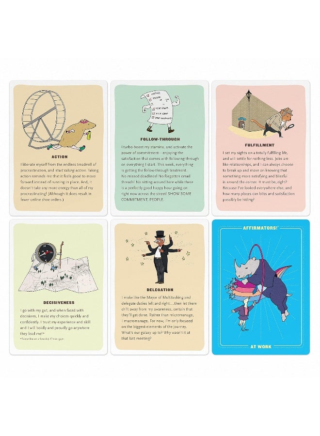 Knock Knock Affirmators! at Work: 50 Affirmation Cards to Help You Help Yourself?without the Self-Helpy-Ness!  - Image 2