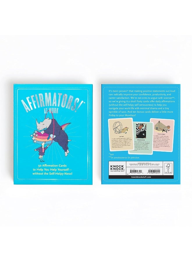 Knock Knock Affirmators! at Work: 50 Affirmation Cards to Help You Help Yourself?without the Self-Helpy-Ness!  - Image 4