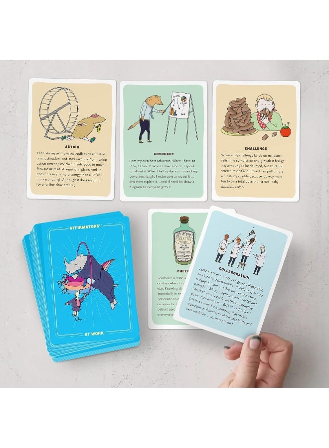 Knock Knock Affirmators! at Work: 50 Affirmation Cards to Help You Help Yourself?without the Self-Helpy-Ness!  - Image 5