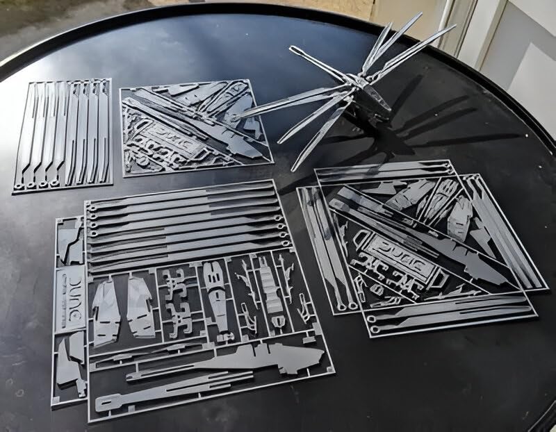 3D CRAFT House Atreides Ornithopter - Kit Puzzle,Plastic Rulers and Helicopter, Figure Toy, Multicolor - Image 4