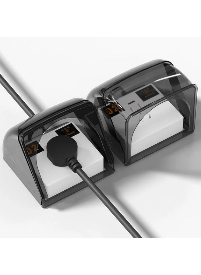 Transparent Waterproof Outdoor Electrical Outlet Cover Rainproof Power Socket Protector - Image 5