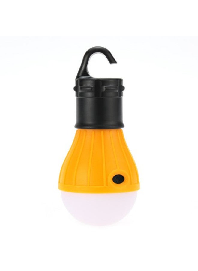 Outdoor LED Camping Tent Light Portable Hanging Camp Bulb Light Mini Portable Hook Emergency Flashlight-Product Specifications:Yellow  - Image 1