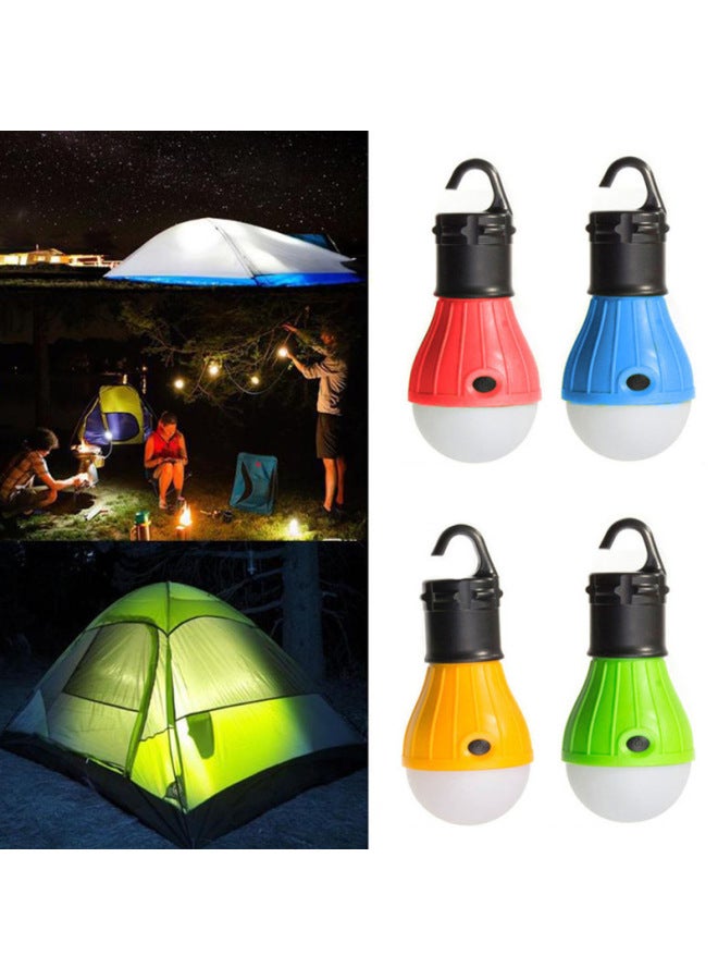 Outdoor LED Camping Tent Light Portable Hanging Camp Bulb Light Mini Portable Hook Emergency Flashlight-Product Specifications:Yellow  - Image 3