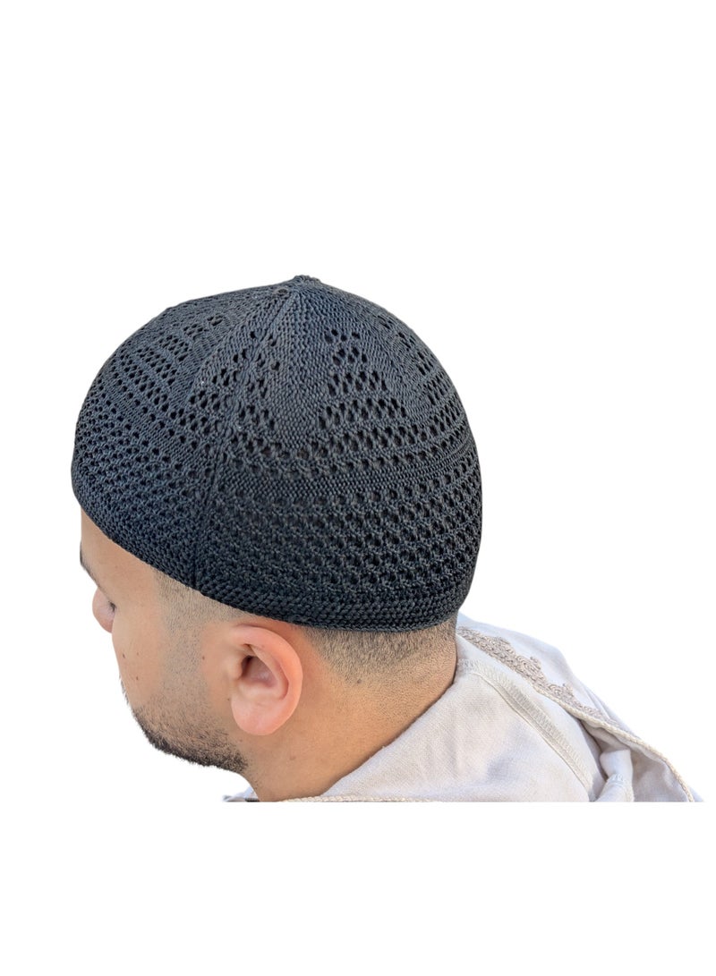 طاقية صلاة تركية من القطن – تصميم إسلامي أنيق مريح للاستخدام اليومي والعبادة - Image 4