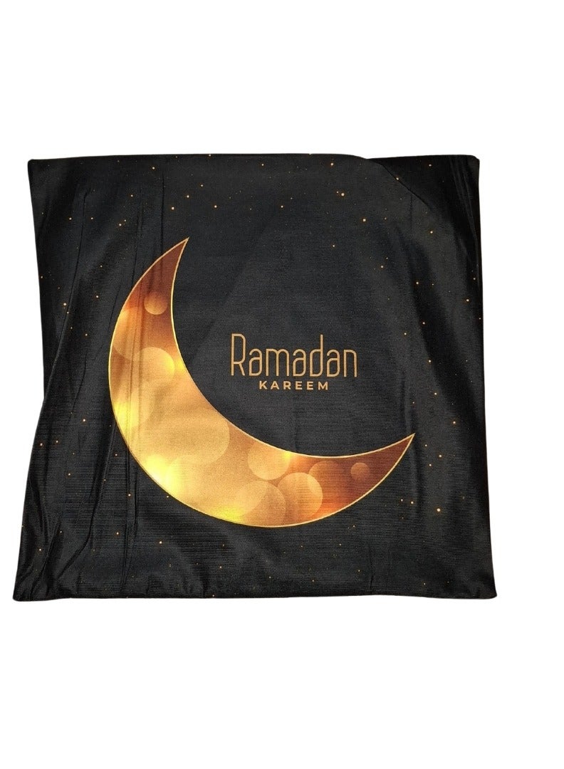 طقم اكياس المخدات الديكور باشكال رمضان - مختلف الاوان و الاشكال - طقم 4 قطع من نفس الشكل  - مقاس 16 × 40 سم - Image 2