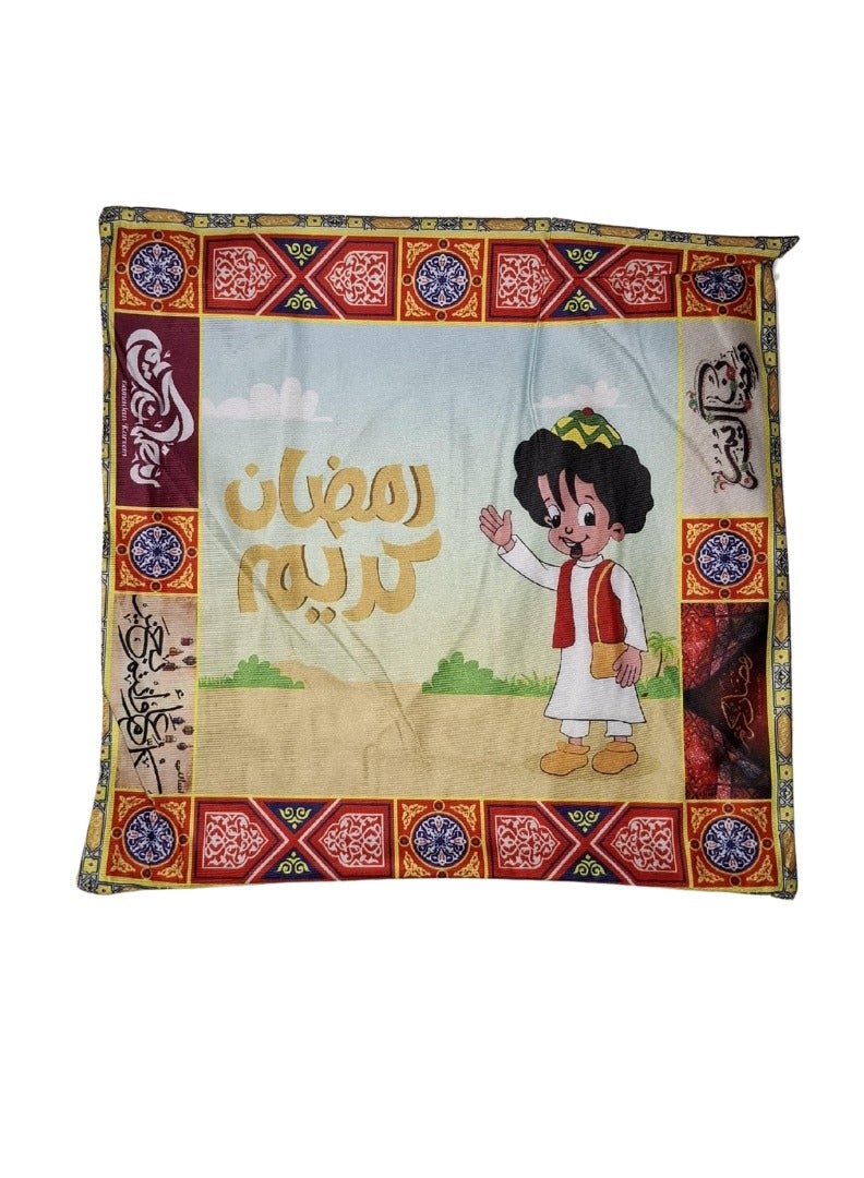 طقم اكياس المخدات الديكور باشكال رمضان - مختلف الاوان و الاشكال - طقم 4 قطع من نفس الشكل  - مقاس 16 × 40 سم - Image 5