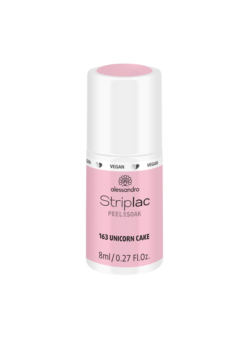 ALESSANDRO - alessandro Striplac Peel or Soak - 163 Unicorn Cake for Women - 0.27 oz Nail Polish - Image 1