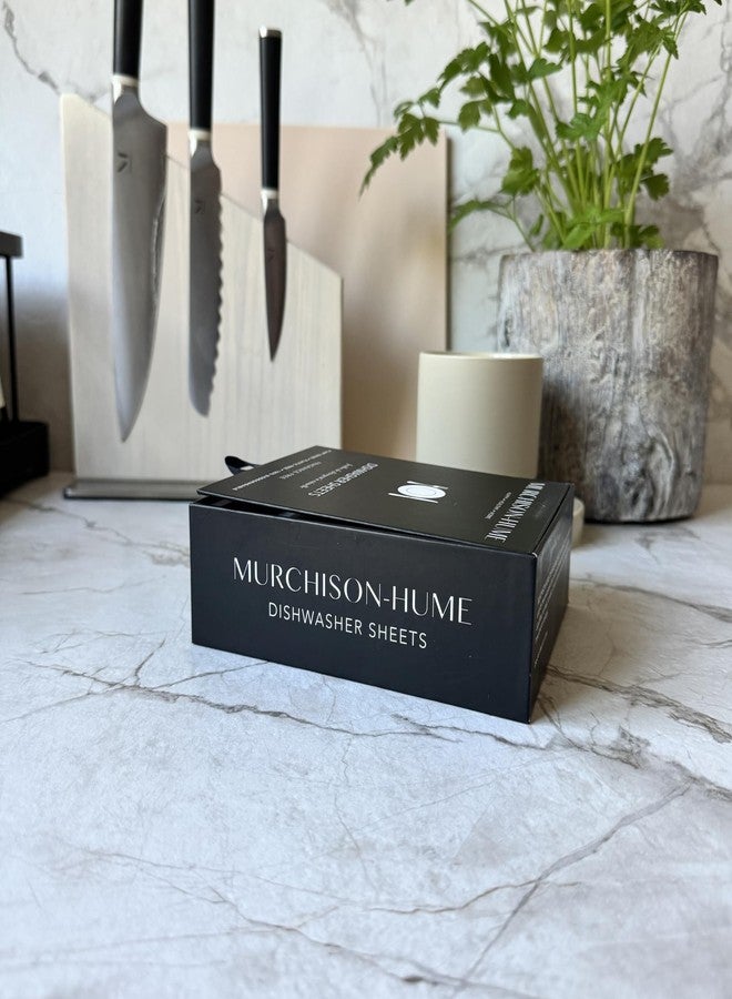 Murchison-Hume Dishwasher Sheets, Fragrance-Free, Zero Waste - Box of 40 Double Sheets - Up to 80 Loads - Image 2