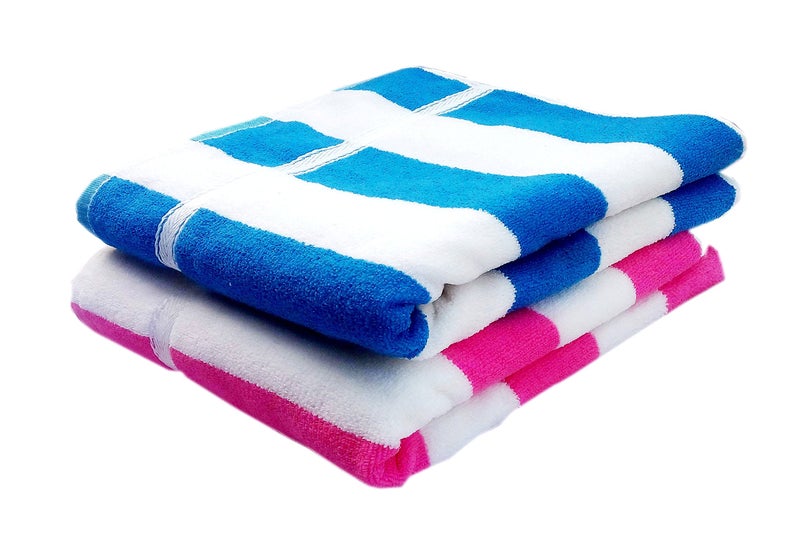 Space Fly Bath Towels, Soft Terry Cotton, Keeps You Fresh, Lite Weight Towels, Clean & Dry Bathroom Bath Towel (Size: 24 X 50 Inch_Multi Color) (Set of 2) - Image 4