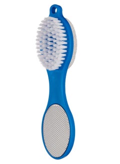 CARE 4 in 1 Foot Scrubber with Callus Remover Foot File with Callus Remover File, Pumice Stone, Nail Brush and Sand Paper for Dry and Moisturized Feet Nail Polish Cleaning  - Image 1
