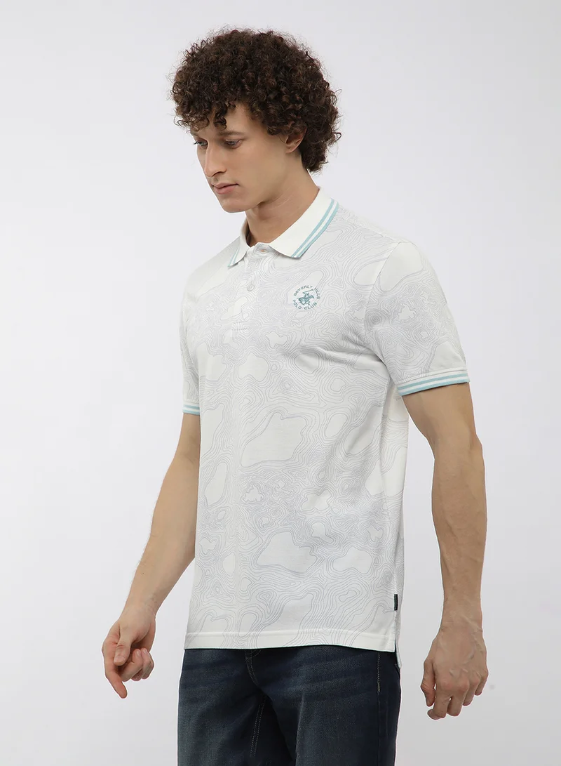 BEVERLY HILLS POLO CLUB All Over Print Polo
