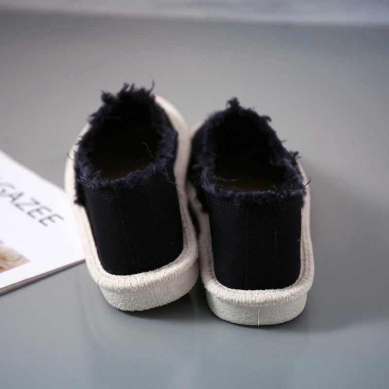 Flat Cloth Straw Fisherman Shoes - Image 3