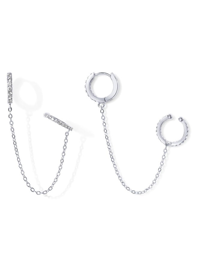 Sterling Silver Dangle Earrings  - Image 4