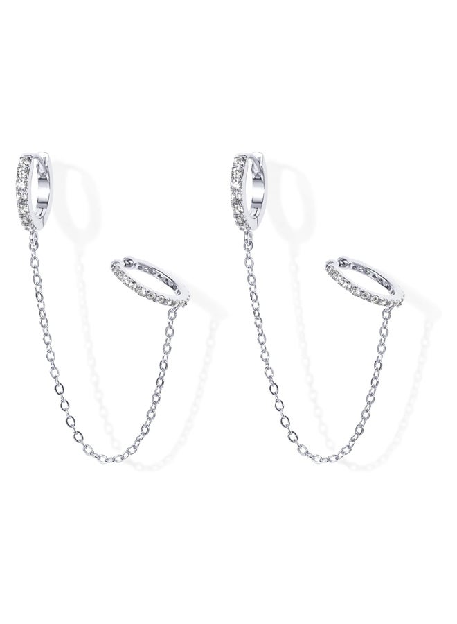 Sterling Silver Dangle Earrings  - Image 2
