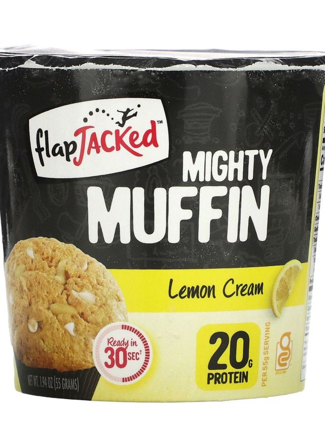 FlapJacked Mighty Muffin Lemon Cream 1.94 oz (55 g) 