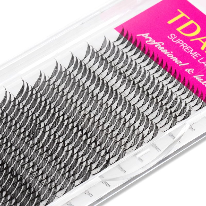 TDANCE Premade Anime Spire Lash Extensions for Professional Lash Artists - Anime Lashes Extensions, Plume Flake Lash Extensions, Lightweight, Perfect for Salon Use Comic Spire Lashes (0.07-D,8-15mm) - Image 2
