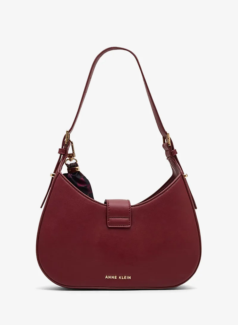 Anne Klein  Anne Klein Scarf Detail Snap Shoulder Bag for Women | Best Price UAE