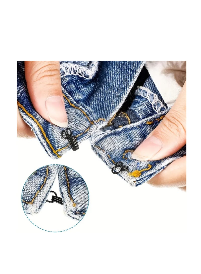 No.1, 24 Pieces, Black Color, Double Seam Hook Eye Buckle, Suitable For Clothes, Pants, Skirts, DIY Crafts, Multi-purpose Collar Buckle - Image 5