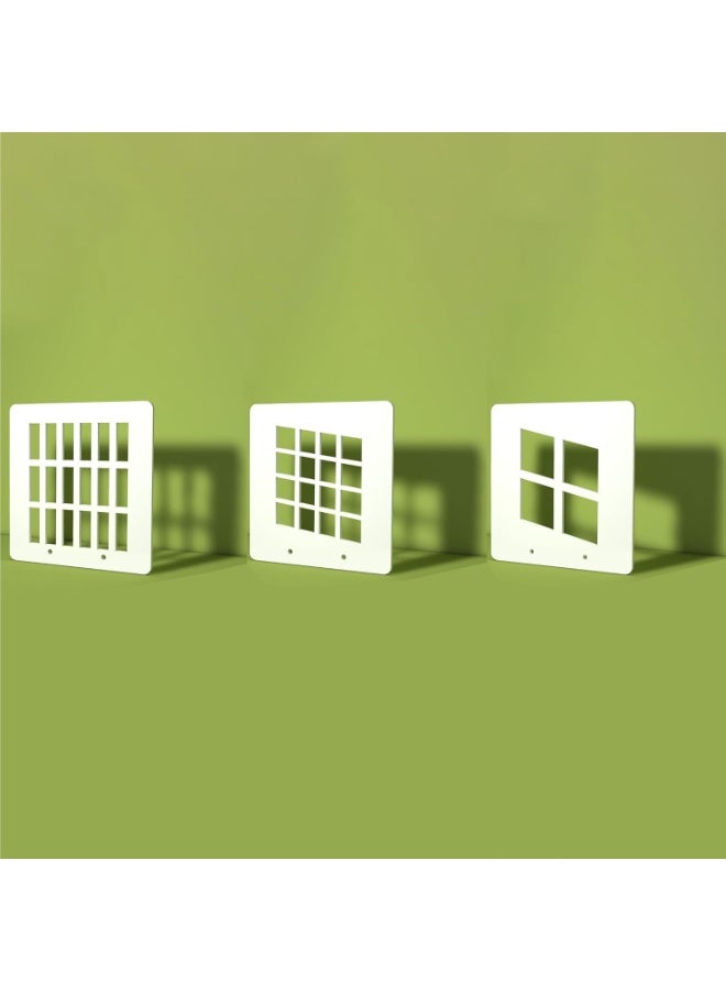 لاكام Light Shadow Photography Background Board, PVC Waterproof Window Simulation Board, Realistic Shadow Backgrounds for Flat Lay Photography, Product Display, Jewelry/Cosmetics Shoot (3-PC) - Image 1