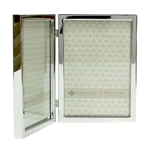 Lawrence Frames Metal Frame, Standard, Silver, 5x7 Double - Image 2