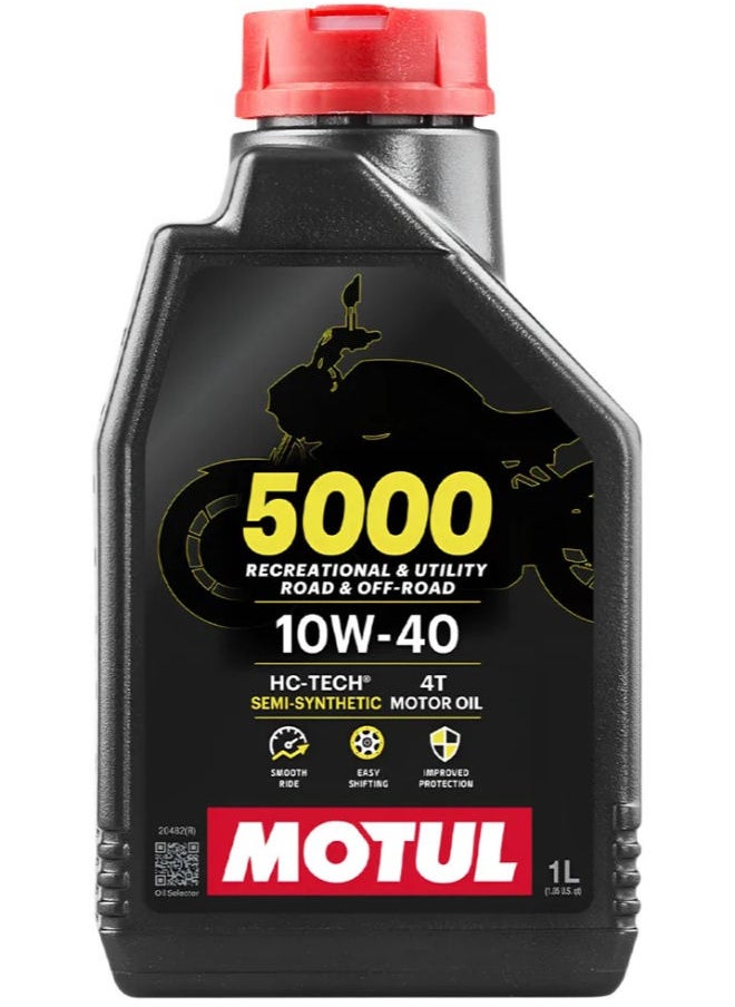 MOTUL Motul 5000 10W40 4T Engine Oil - 1L 
