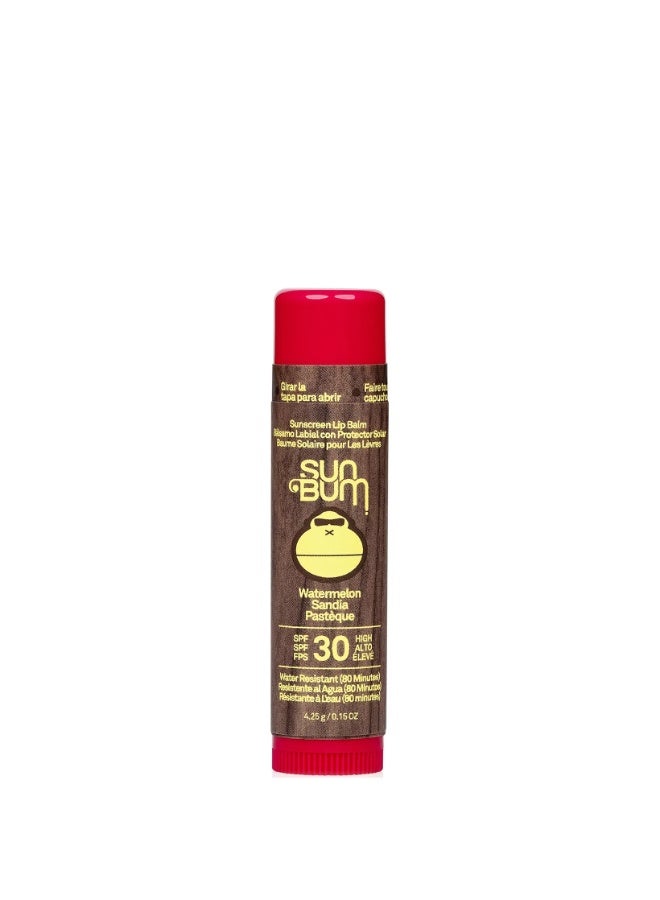 Sun Bum Original SPF 30 Sunscreen Lip Balm Watermelon 4.25g - Image 4