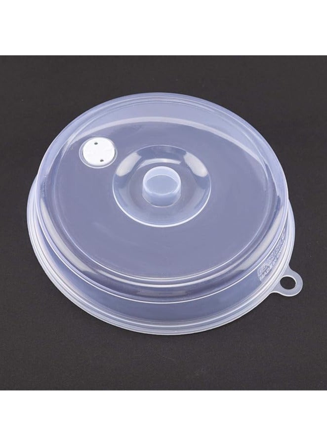 Microwave Plate Cover with Vent Holes - Microwave Safe, Anti-Spatter, Non-Toxic Plastic Dish Lid  - Image 1