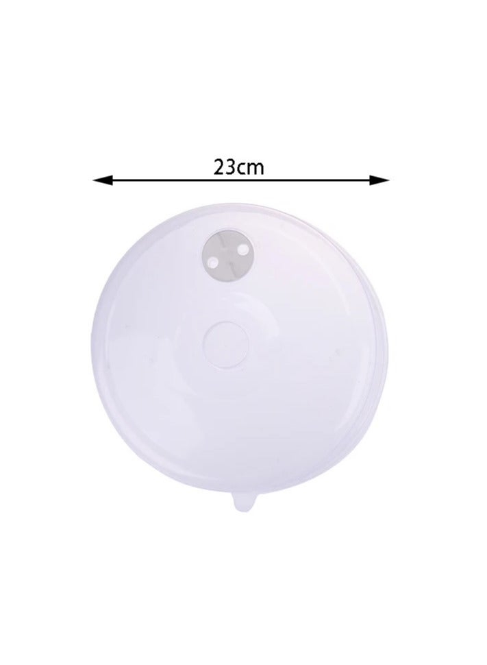 Microwave Plate Cover with Vent Holes - Microwave Safe, Anti-Spatter, Non-Toxic Plastic Dish Lid  - Image 5