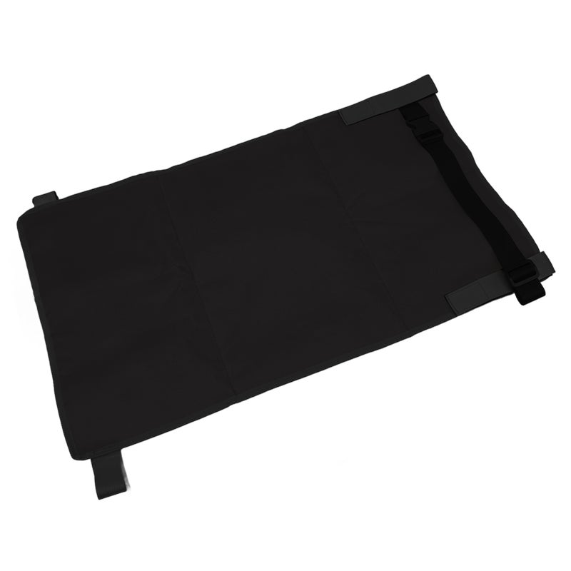 Toddler Airplane Seat Extender Foldable Portable Kids Airplane Bed for Airplane Travel Accessories Black - Image 1
