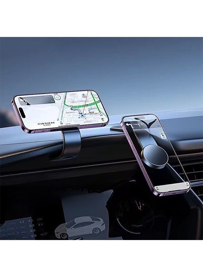 Best - selling Rechargeable Car Phone Mount - Magsafe Navigation Phone Holder, Magnetic Dashboard Mount for Cars - Image 3